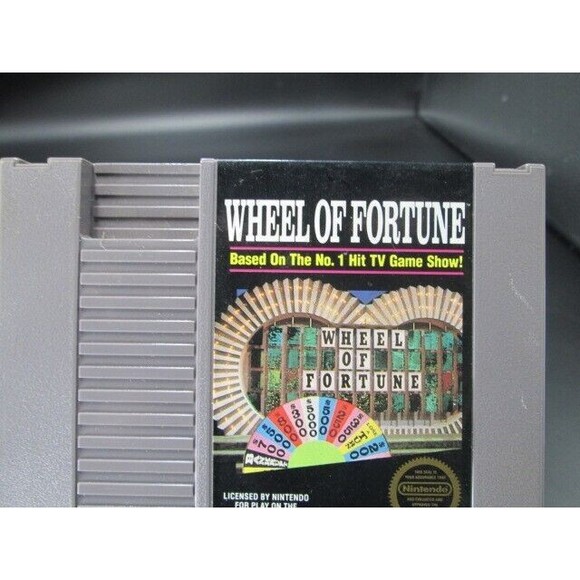 Wheel of‎ Fortune (NES, 1988) Cleaned, Tested, Working, W/ MANUAL - Picture 3 of 10
